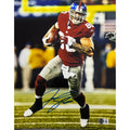 Jeremy Shockey New York Giants Red Jersey Running Autographed 11x14 Photo Beckett BAS product image 1, provided for visual