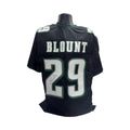 LeGarrett Blount Autographed Philadelphia Eagles Black Jersey JSA product image 1, provided for visual reference and product