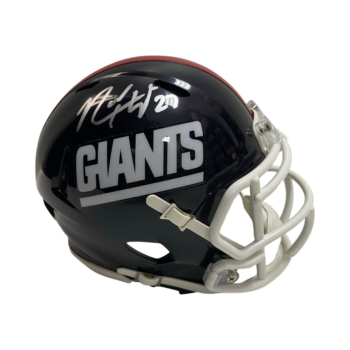 Rodney Hampton Autographed Signed New York Giants Mini Helmet Beckett BAS product image 1, provided for visual reference and