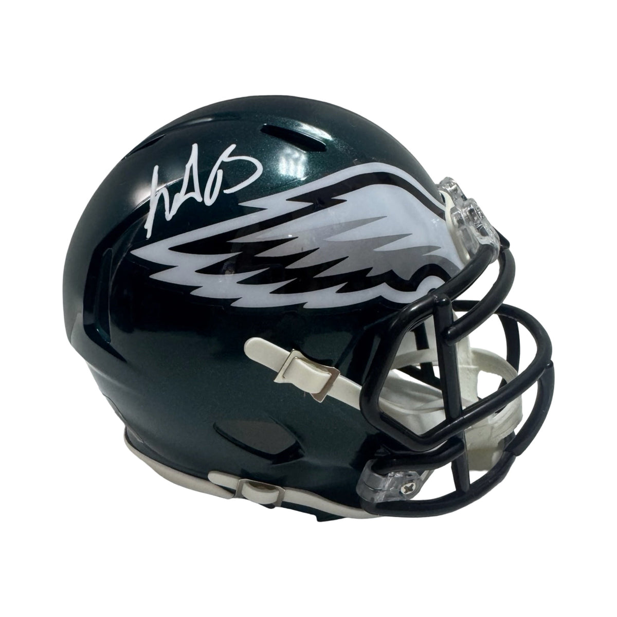 LeGarett Blount Autographed Philadelphia Eagles Mini Helmet JSA product image 1, provided for visual reference and product