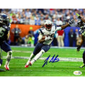 LeGarrett Blount New England Patriots Autographed Against Seahawks 8x10 JSA product image 1, provided for visual reference