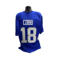 Randall Cobb University of Kentucky Autographed Blue Jersey JSA product image 1, provided for visual reference and product