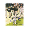 Jim Leyritz Autographed Homerun Celebration 8x10 Steiner CX product image 1, provided for visual reference and product