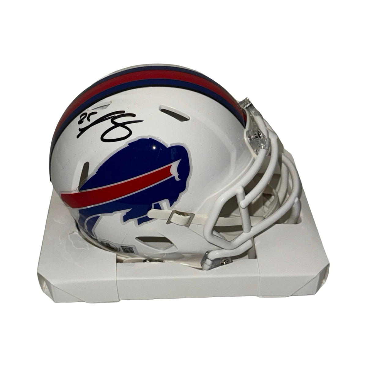 Lesean McCoy Autographed Buffalo Bills Speed Mini Helmet Beckett BAS product image 1, provided for visual reference and