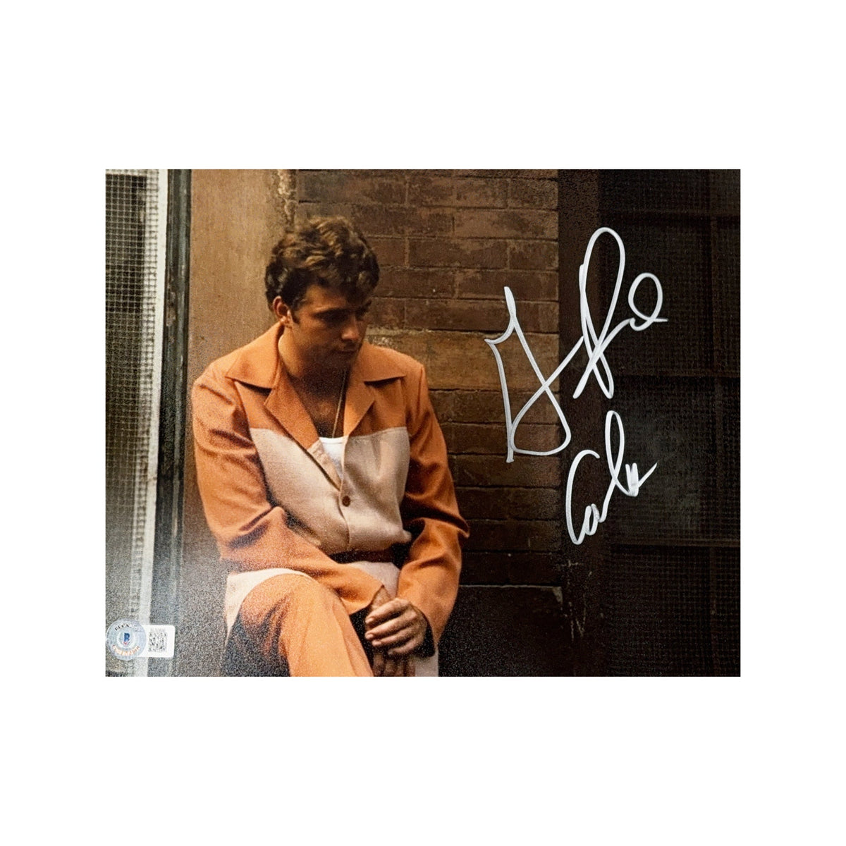 Gianni Russo Autographed The Godfather Leaning on Wall 8x10 Carlo Inscription Beckett product image 1, provided for visual