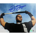 Frank Thomas Chicago White Sox Black Big Hurt Shirt 8x10 Beckett BAS product image 1, provided for visual reference and