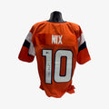 Bo Nix Denver Broncos Autographed Orange Jersey Beckett BAS product image 1, provided for visual reference and product