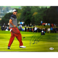 Patrick Reed Autographed Fist Pump Back 11x14 JSA product image 1, provided for visual reference and product detail review