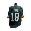 Randall Cobb Green Bay Packers Autographed Green Jersey JSA product image 1, provided for visual reference and product