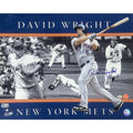 David Wright Green Blue Orange Autograph 16x20 Beckett BAS product image 1, provided for visual reference and product detail