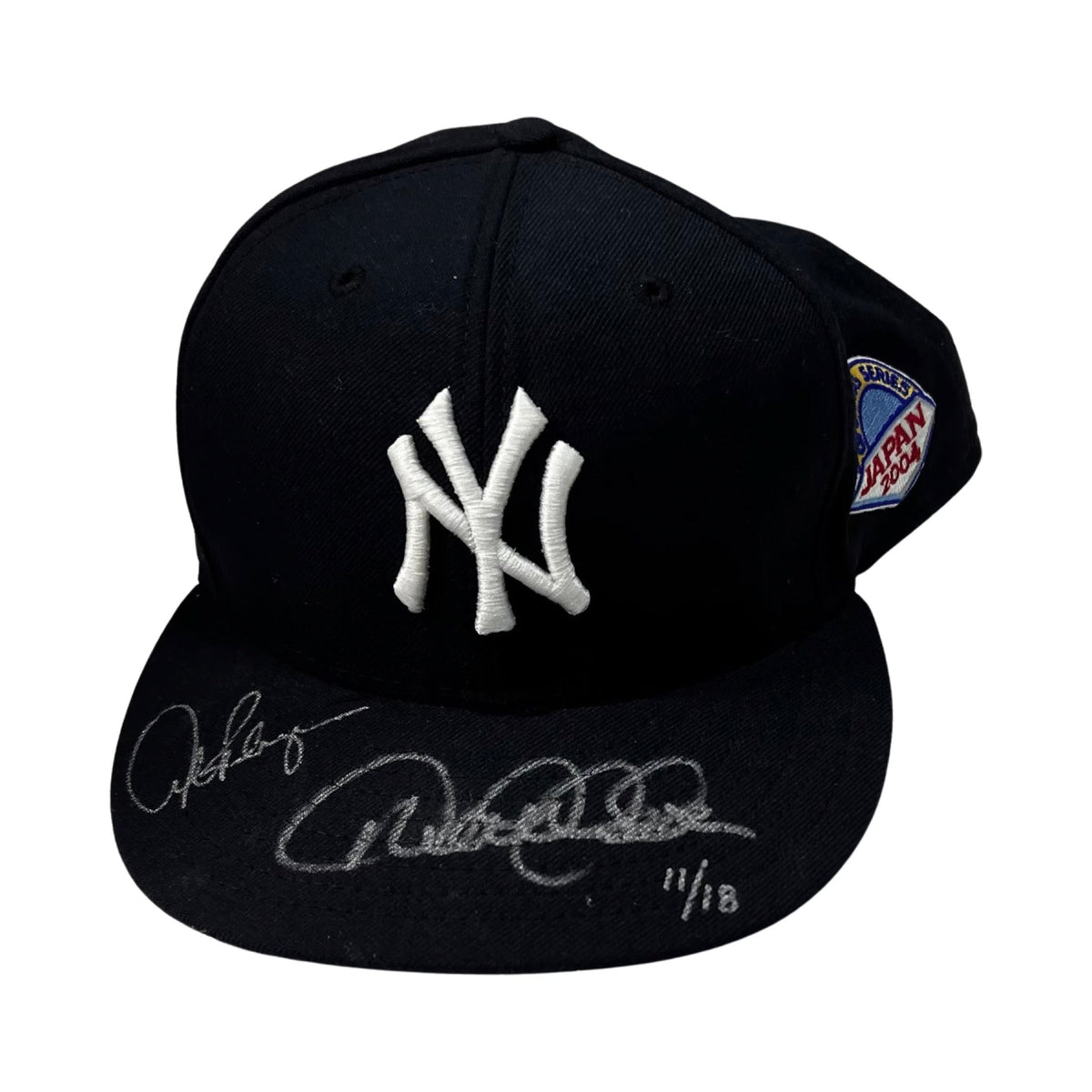 Derek Jeter & Alex Rodriguez Signed New York Yankees 2004 Japan Series Hat LE 11/18 MLB & Steiner product image 1, provided