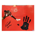 Dominique Wilkins Autographed Atlanta Hawks 16x20 w/ Black Handprint HOF 06 Inscription Steiner CX product image 1, provided