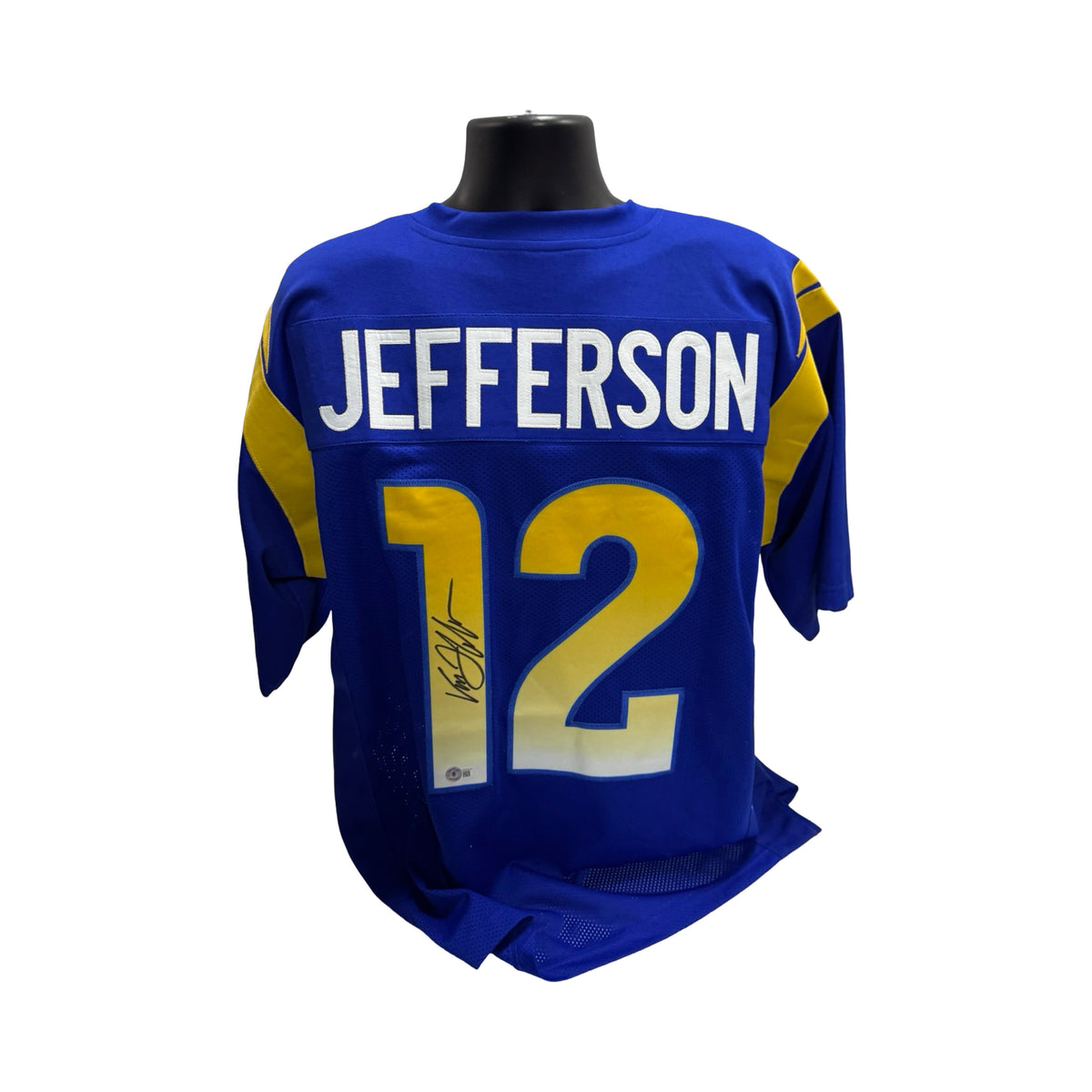 Van Jefferson Los Angeles Rams Autographed Jersey Beckett BAS product image 1, provided for visual reference and product